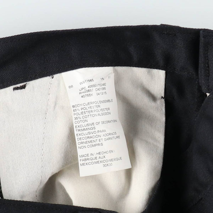 Men's work pants, equivalent to size W31. cotton black type Vintage Second Hand