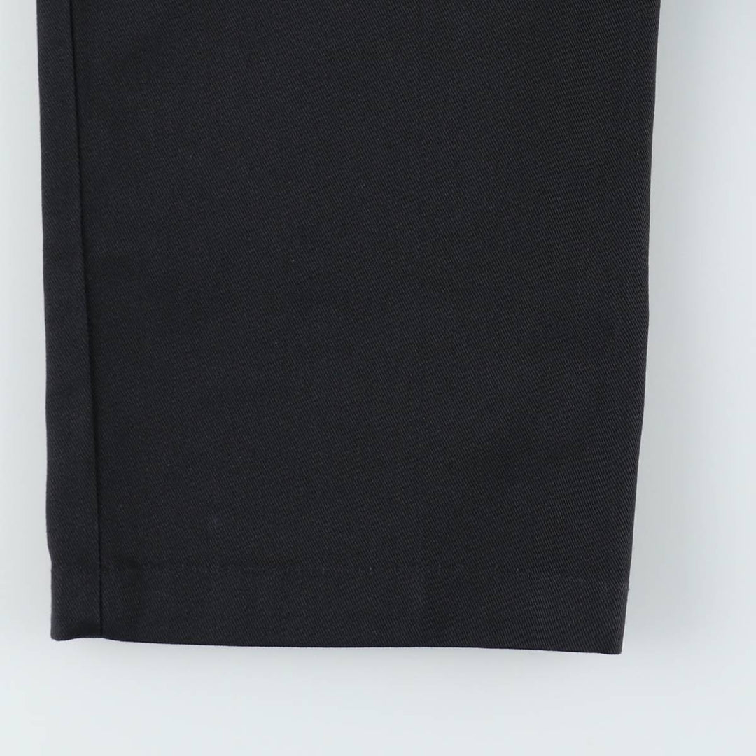 Men's work pants, equivalent to size W31. cotton black type Vintage Second Hand
