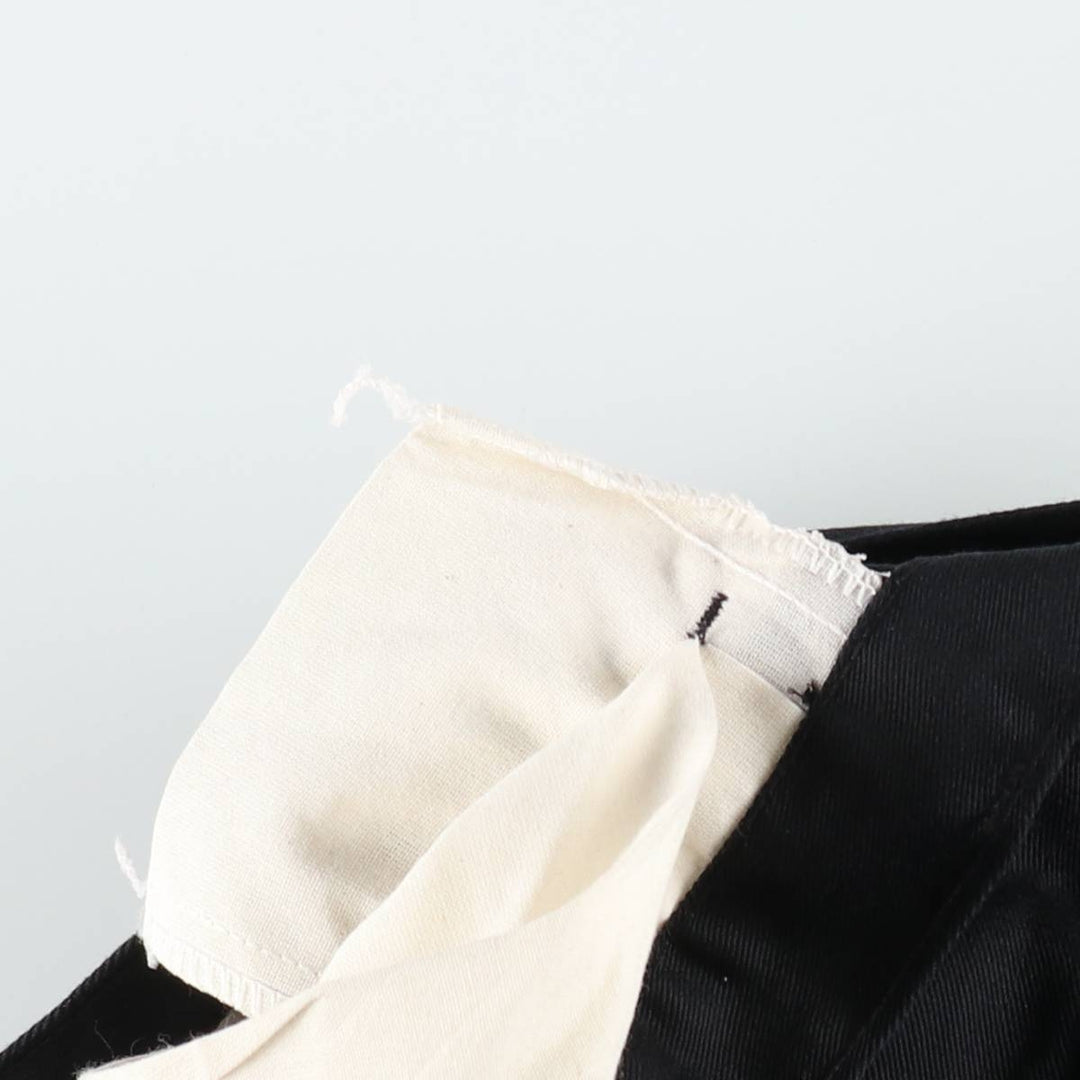 Men's work pants, equivalent to size W31. cotton black type Vintage Second Hand
