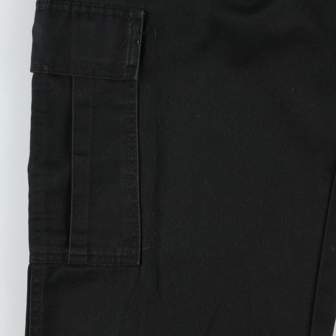 BIG BILL Cargo Work Pants, Made in Canada, Men's Size W34 (approx.) polyester black type Vintage Second Hand