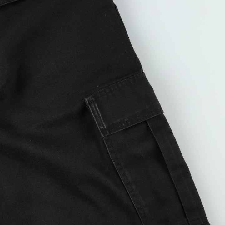 BIG BILL Cargo Work Pants, Made in Canada, Men's Size W34 (approx.) polyester black type Vintage Second Hand