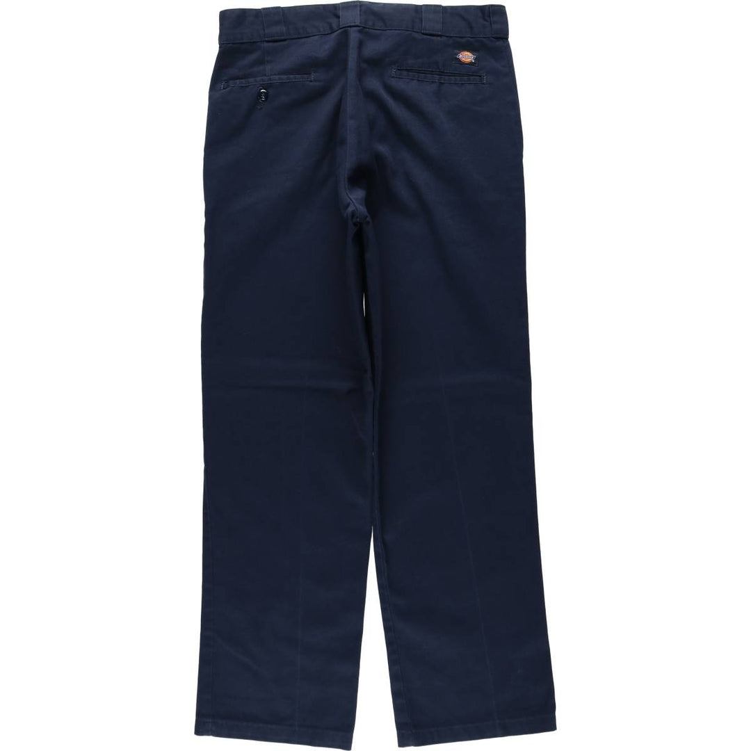 Dickies 874 Original Fit Work Pants, Men's, Size W34 polyester navy blue type Vintage Second Hand