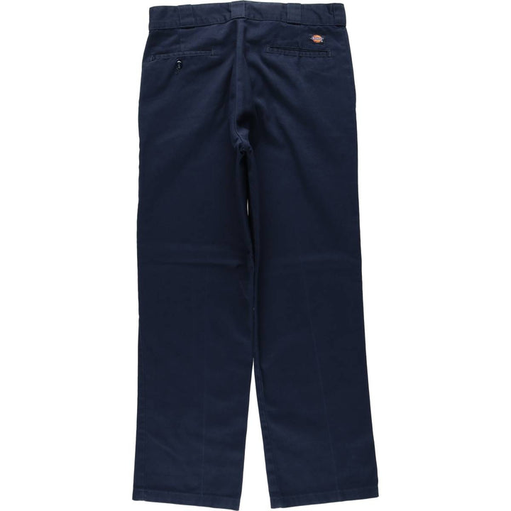 Dickies 874 Original Fit Work Pants, Men's, Size W34 polyester navy blue type Vintage Second Hand