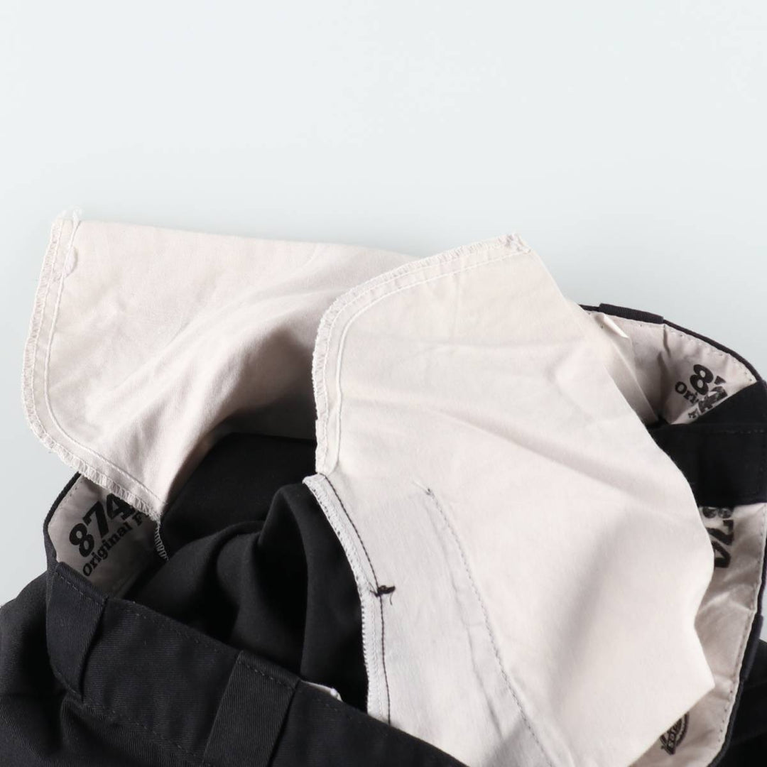 Dickies 874 Original Fit Work Pants, Men's, Size W31 polyester black type Vintage Second Hand
