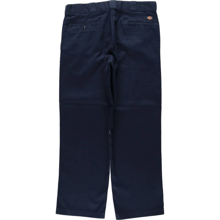 Dickies 874 Original Fit FLEX Work Pants, Men's W35 equivalent. polyester navy blue type Vintage Second Hand