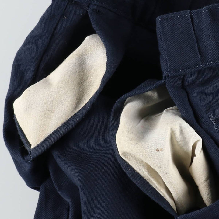 Dickies 874 Original Fit FLEX Work Pants, Men's W35 equivalent. polyester navy blue type Vintage Second Hand