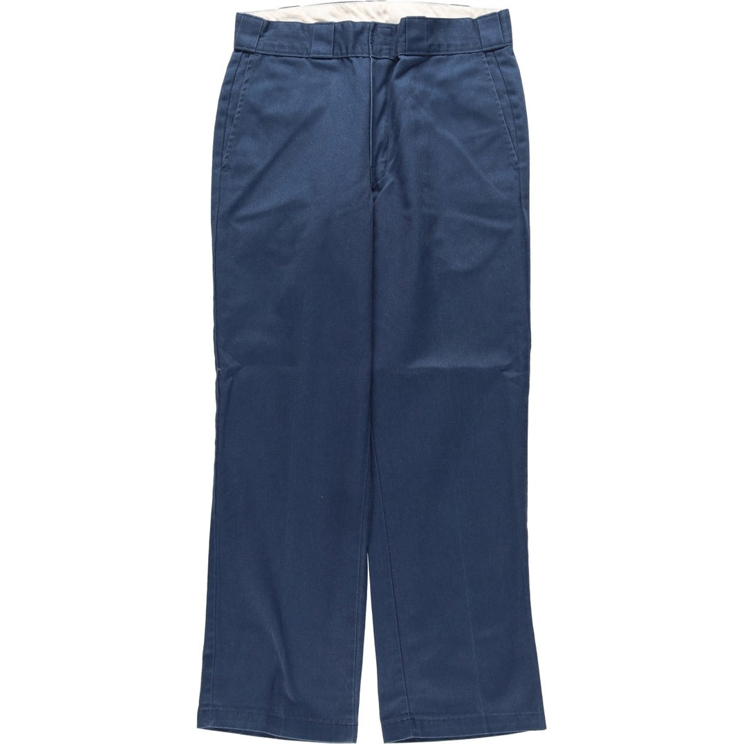 Dickies Work Pants Men's W31 equivalent polyester navy blue type Vintage Second Hand