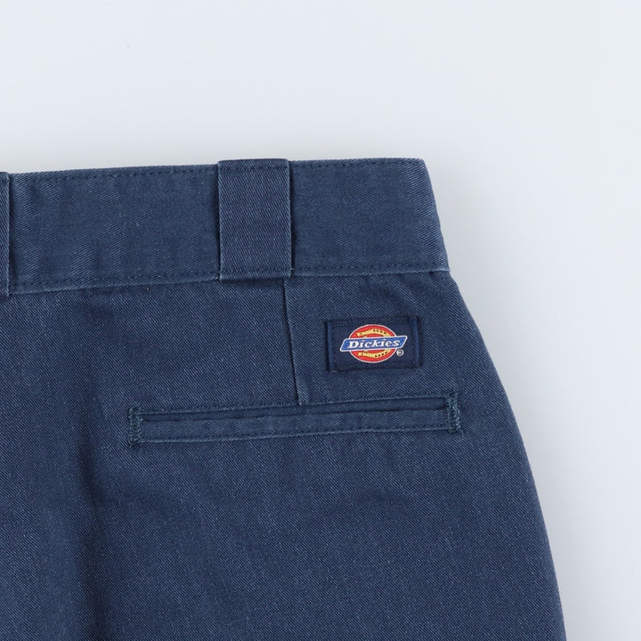 Dickies Work Pants Men's W31 equivalent polyester navy blue type Vintage Second Hand