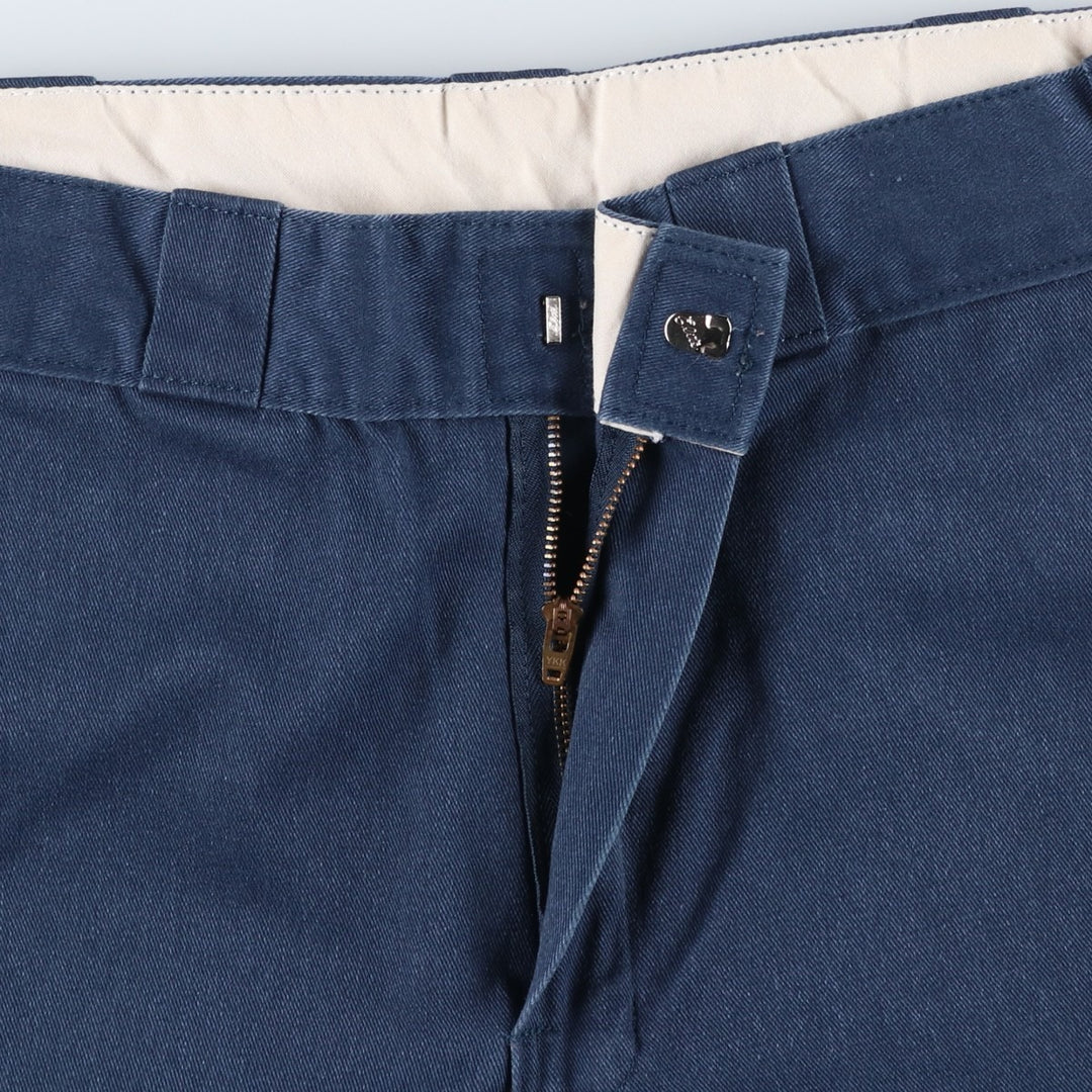 Dickies Work Pants Men's W31 equivalent polyester navy blue type Vintage Second Hand