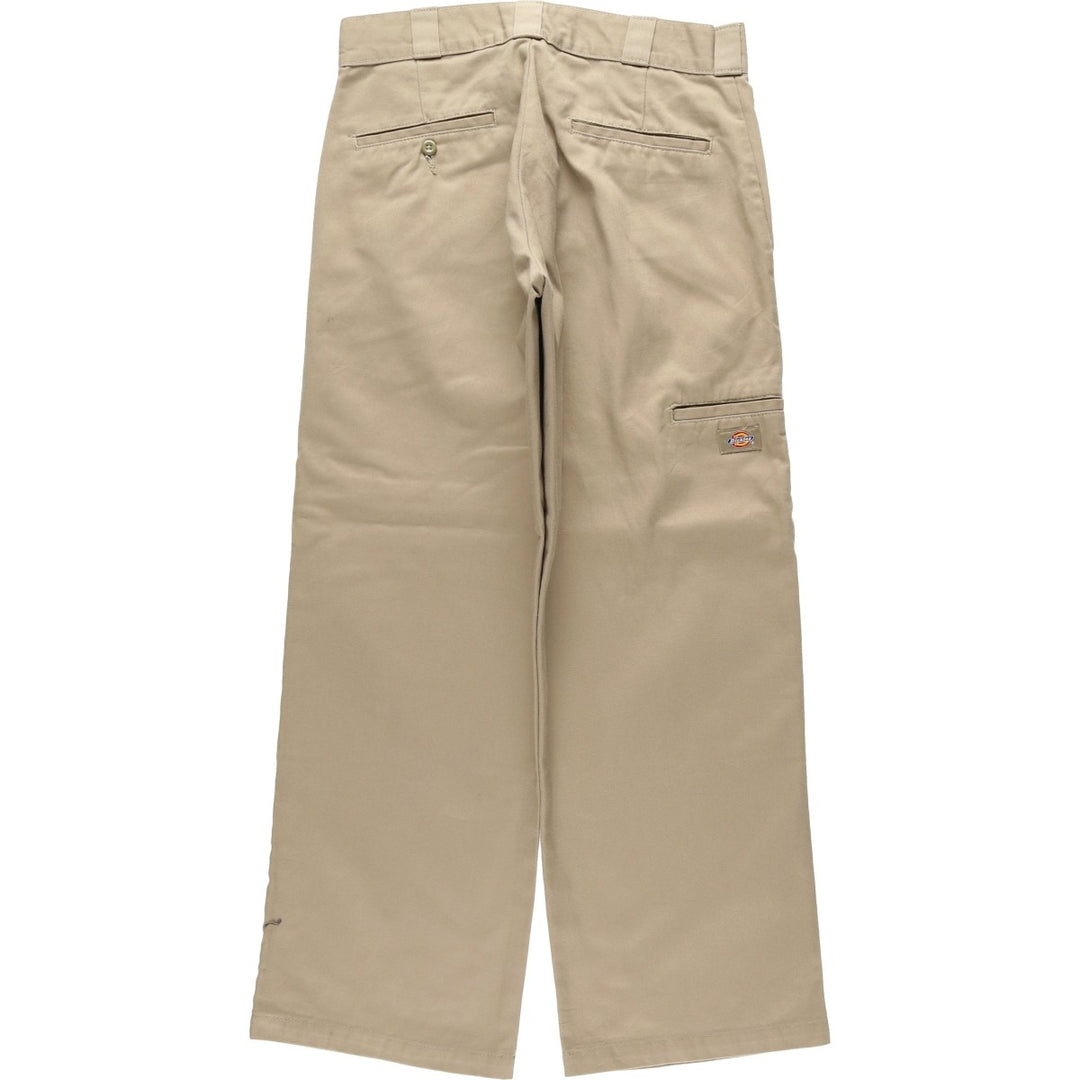 Dickies Loose Fit Double Knee Work Pants, Men's Size W31 (approx.) polyester Beige type Vintage Second Hand