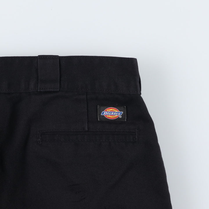 Dickies Men's Work Pants, Size W35 polyester black type Vintage Second Hand