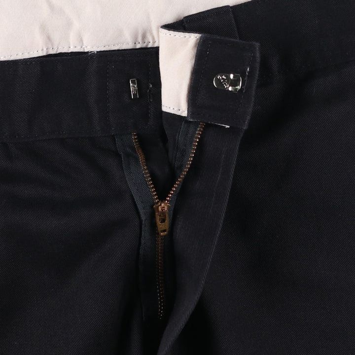 Dickies Men's Work Pants, Size W35 polyester black type Vintage Second Hand