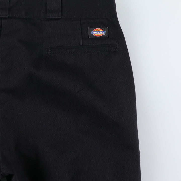 Dickies Men's Work Pants, Size W35 polyester black type Vintage Second Hand