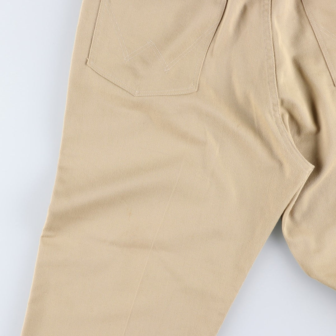Wrangler men's slacks, size W36 (approx.), vintage. polyester Beige type Vintage Second Hand