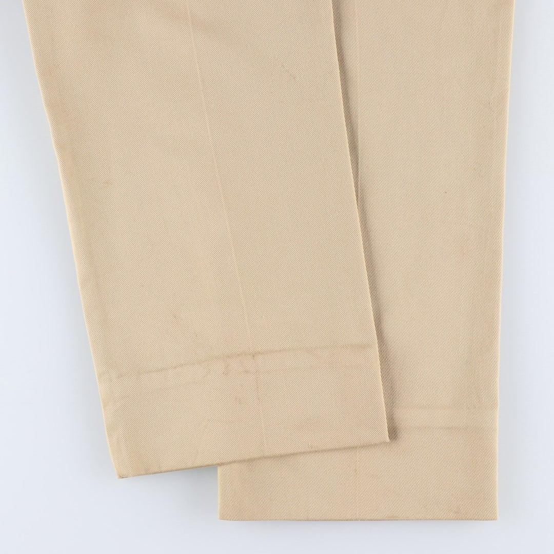 Wrangler men's slacks, size W36 (approx.), vintage. polyester Beige type Vintage Second Hand