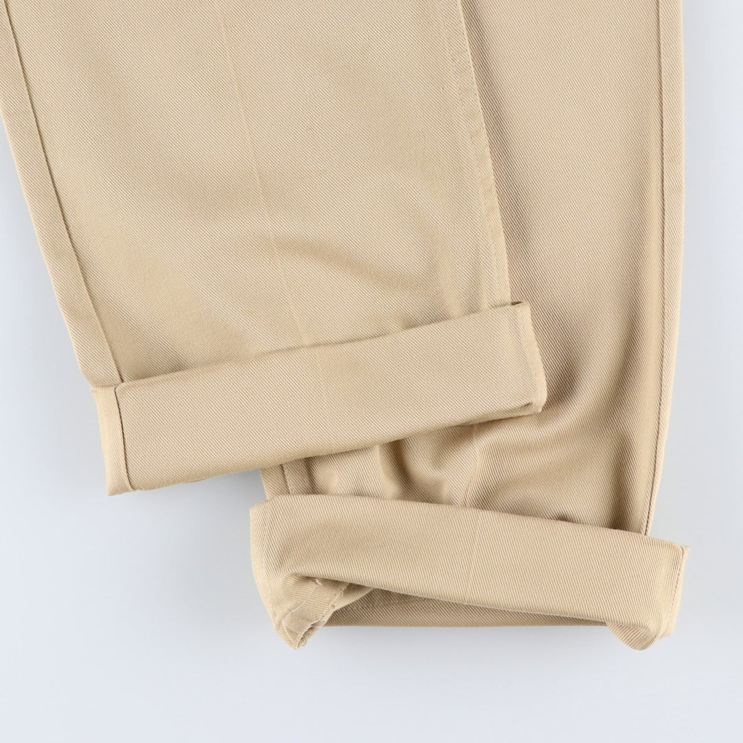 Wrangler men's slacks, size W36 (approx.), vintage. polyester Beige type Vintage Second Hand