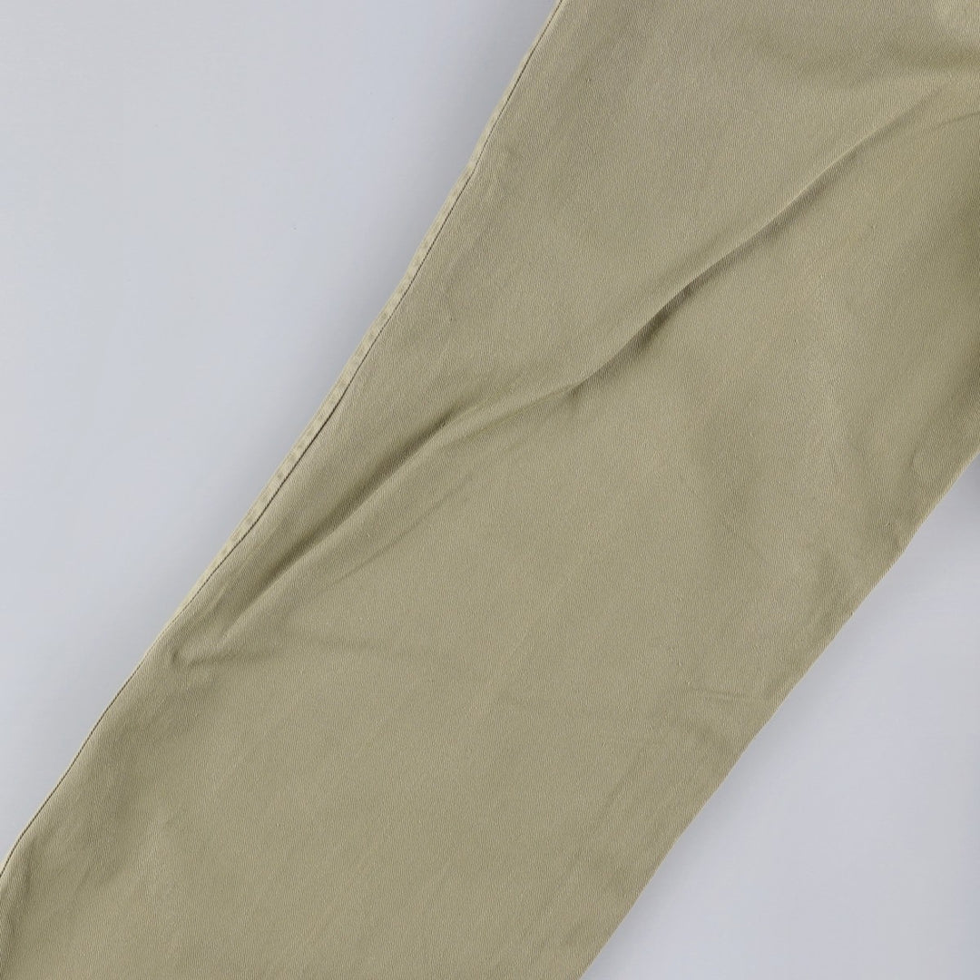 Vintage Ralph Lauren POLO by Ralph Lauren men's two-pleat chino pants, size W33. unclear Khaki type Vintage Second Hand