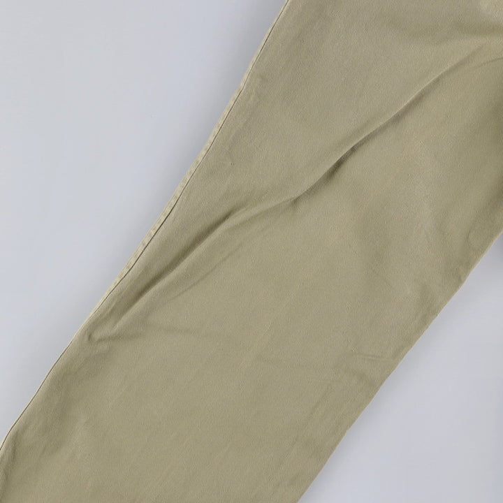 Vintage Ralph Lauren POLO by Ralph Lauren men's two-pleat chino pants, size W33. unclear Khaki type Vintage Second Hand