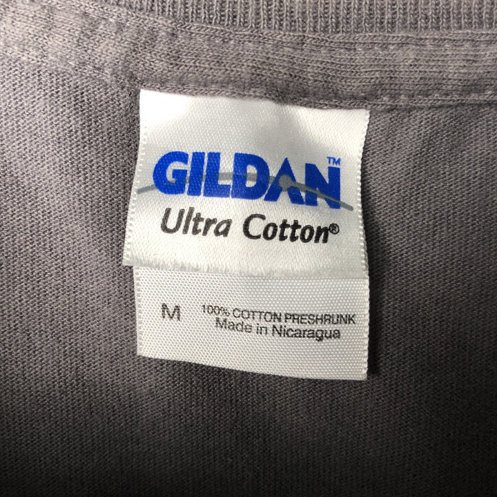 Gildan Metallica Band T-Shirt, Men's Size Medium cotton gray type Vintage Second Hand