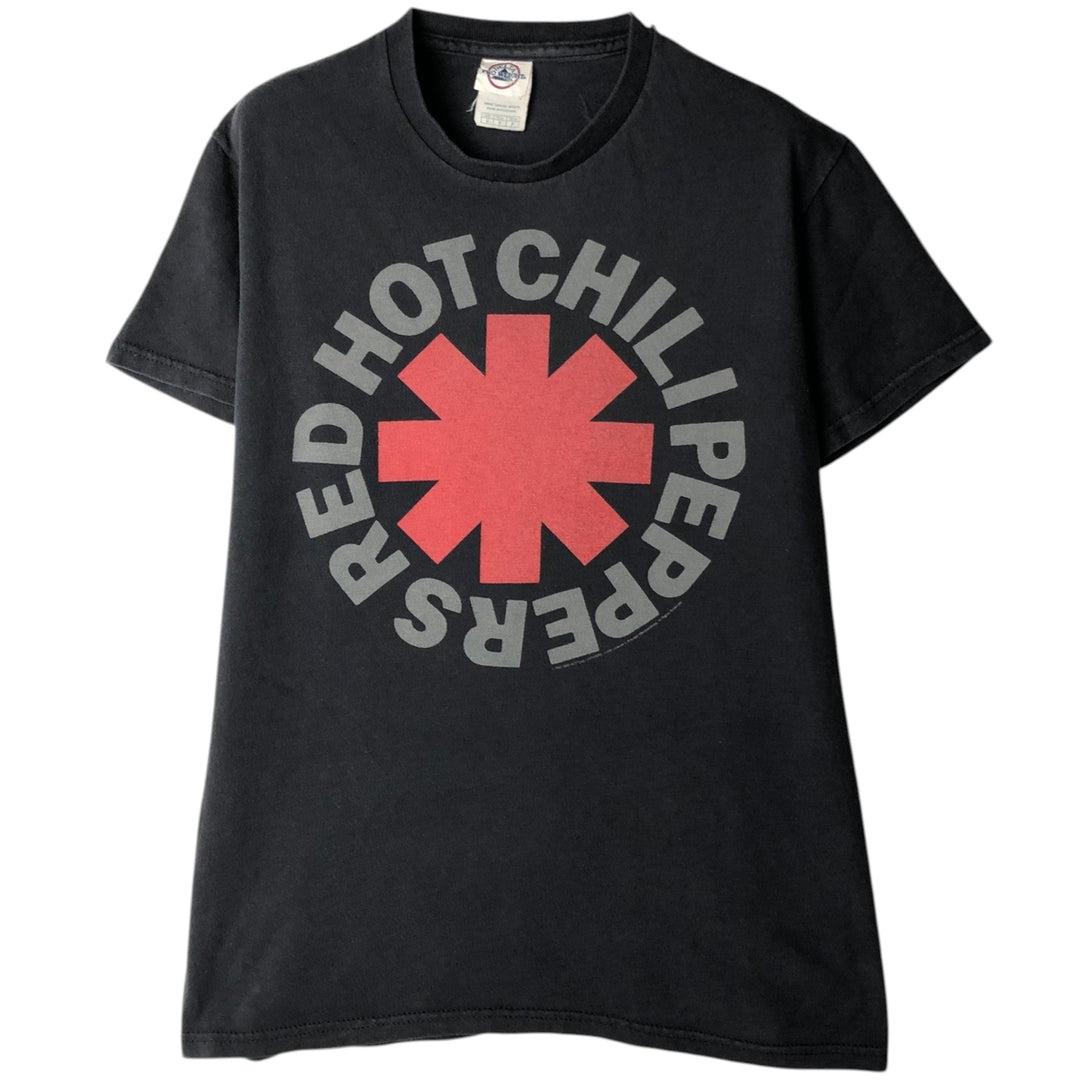 2000'S Delta RED HOT CHILI PEPPERS Band T-shirt (Men's Size S) cotton black type Vintage Second Hand