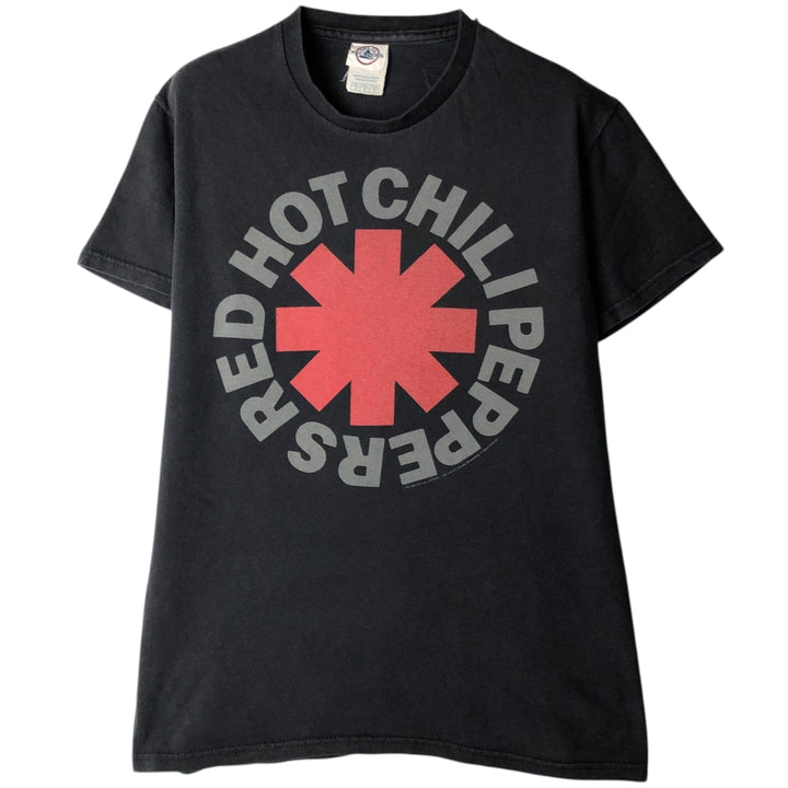 2000'S Delta RED HOT CHILI PEPPERS Band T-shirt (Men's Size S) cotton black type Vintage Second Hand