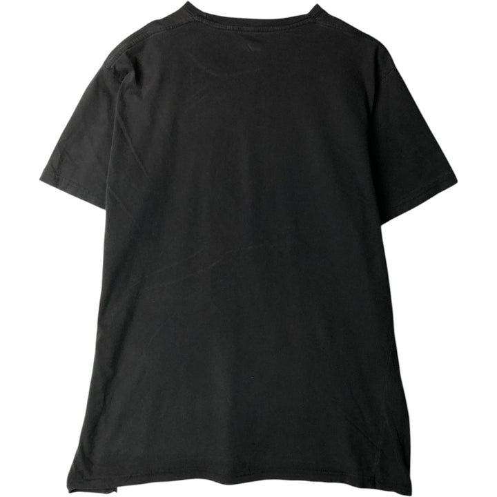 METALLICA Metallica Band T-shirt Band T Men's L size unclear black type Vintage Second Hand