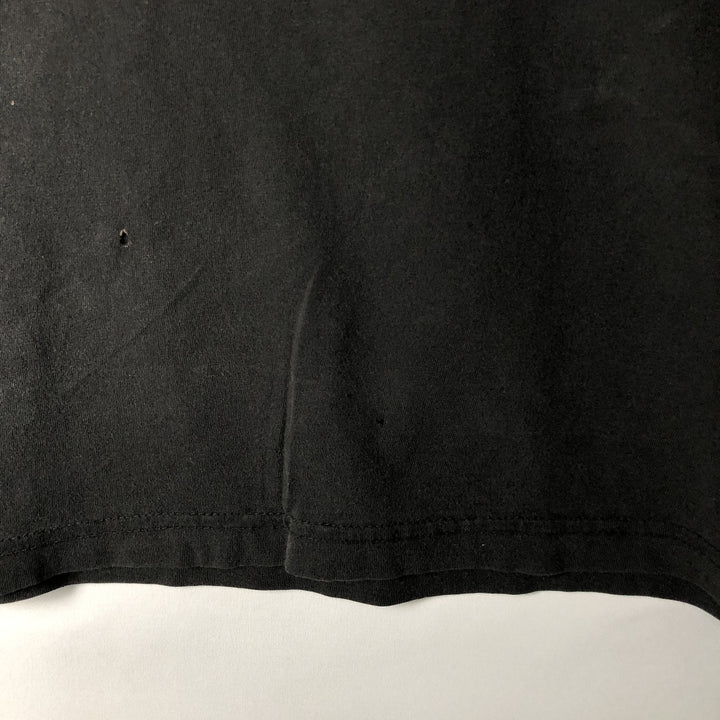 METALLICA Metallica Band T-shirt Band T Men's L size unclear black type Vintage Second Hand