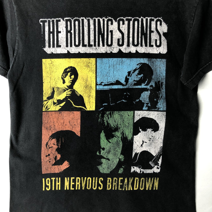 ALSTYLE The Rolling Stones Band T-shirt (Men's Size S) cotton black type Vintage Second Hand