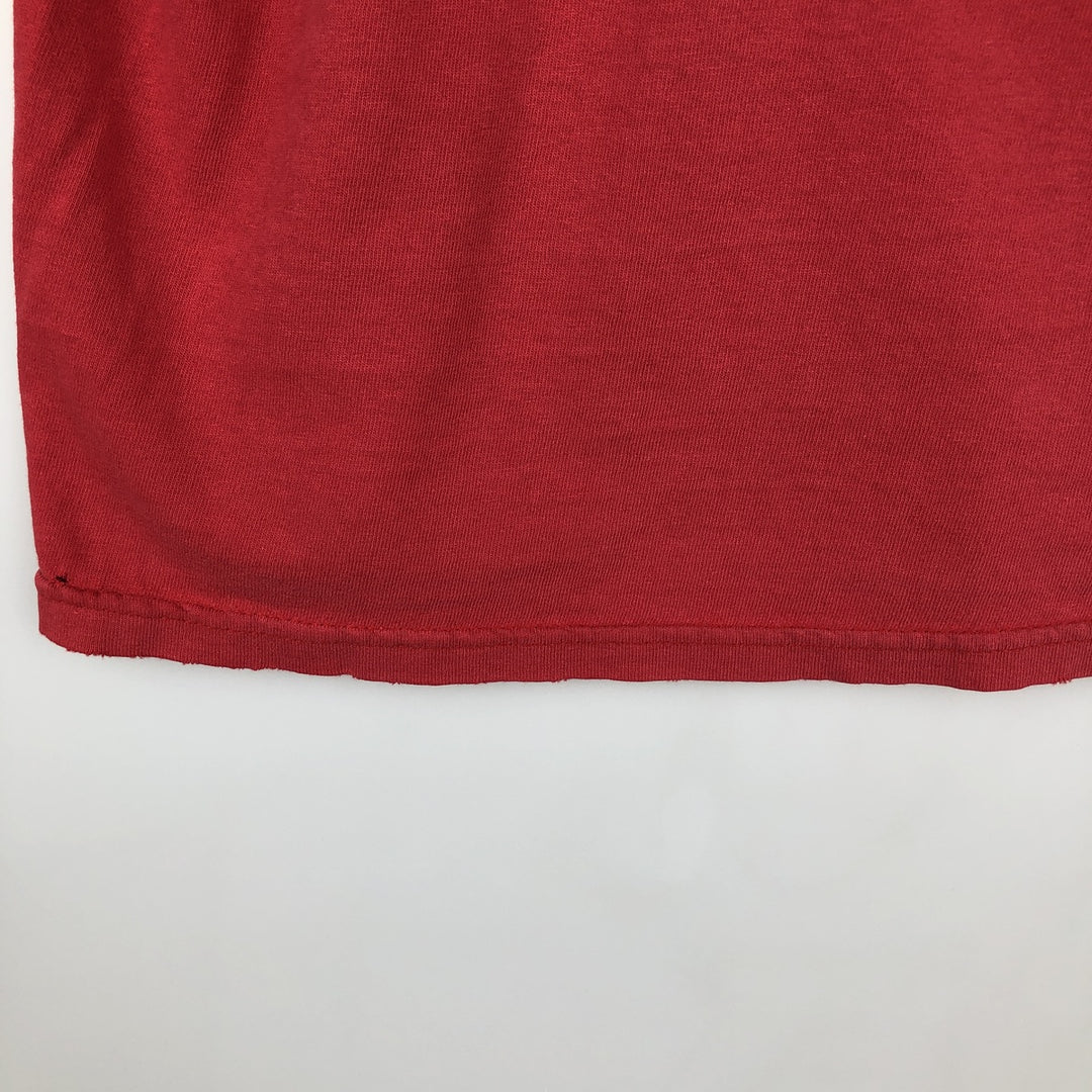 TENNESSEE RIVER AEROSMITH Aerosmith Band T-shirt (Men's size L equivalent) cotton red type Vintage Second Hand