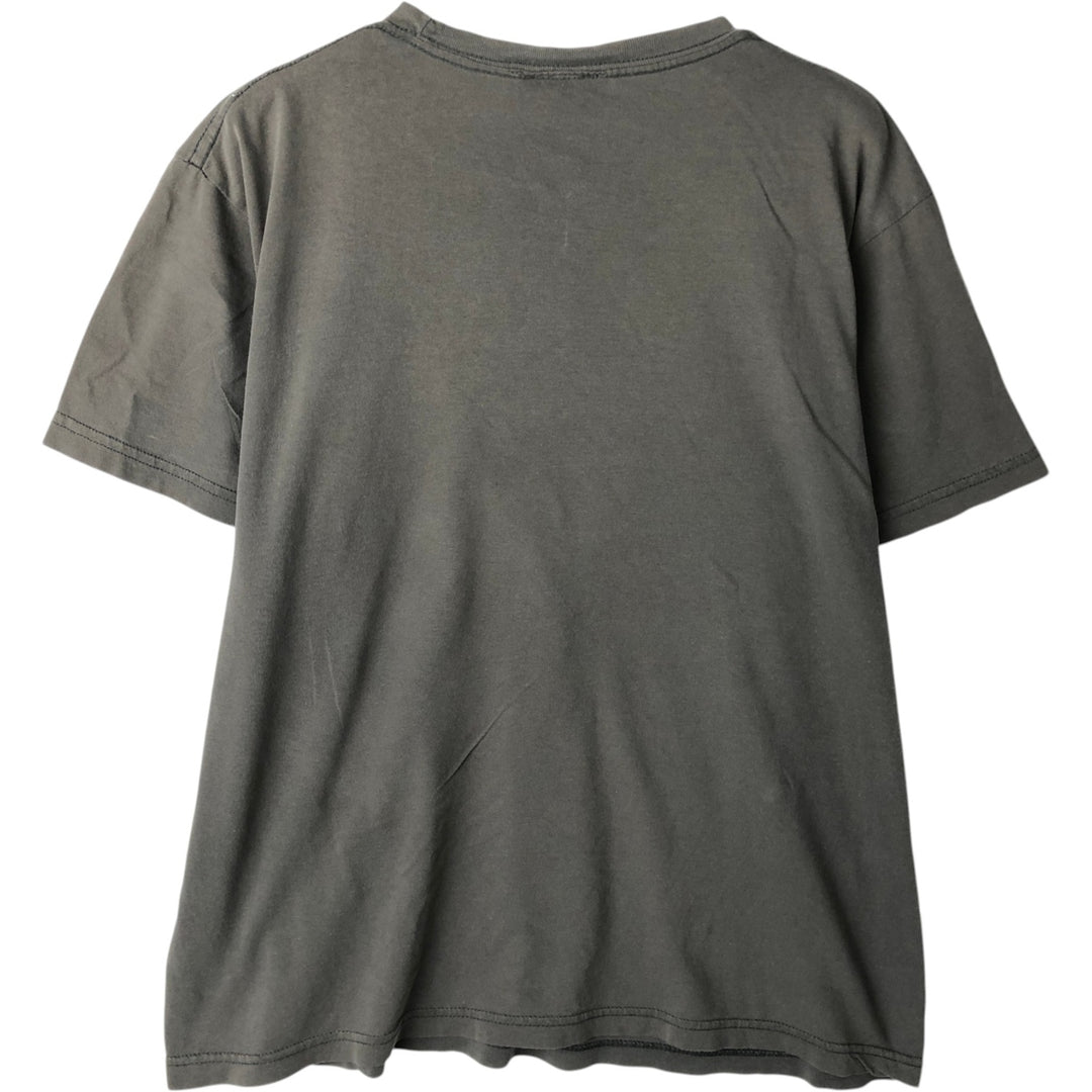 ZION BOB MARLEY Bob Marley Band T-shirt, Made in USA, Men's Size L cotton Charcoal Vintage Second Hand