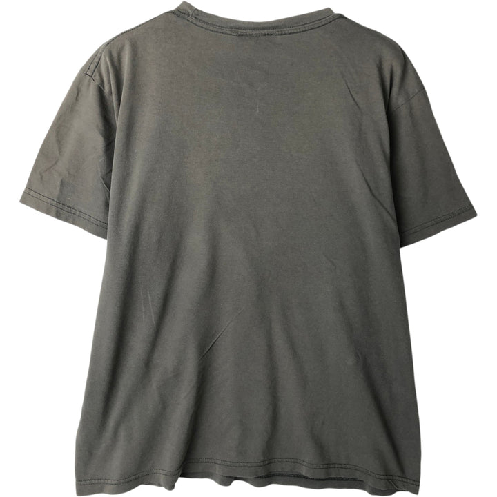 ZION BOB MARLEY Bob Marley Band T-shirt, Made in USA, Men's Size L cotton Charcoal Vintage Second Hand