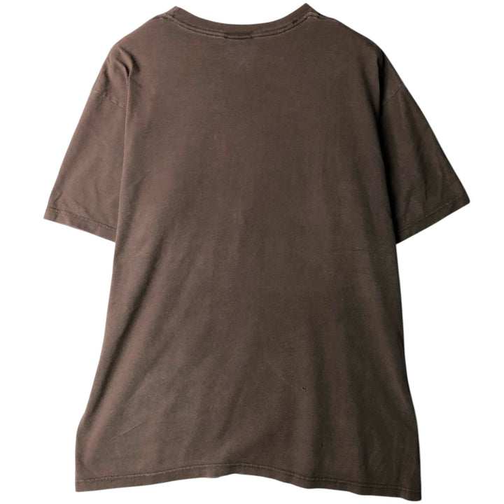 2000'S Jimi Hendrix Band T-shirt, Men's XL equivalent. cotton brown type Vintage Second Hand