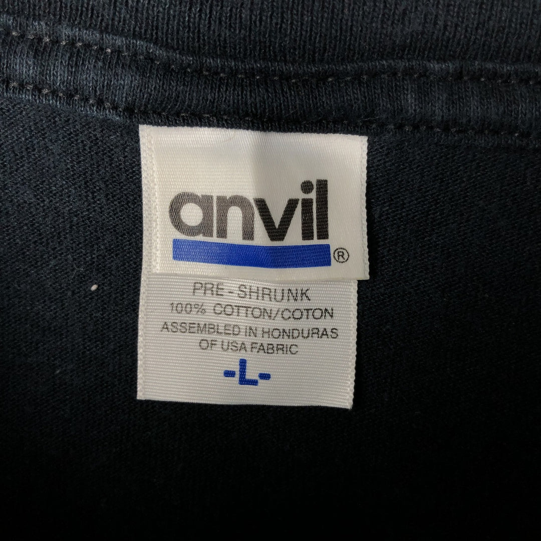 2000'S Anvil JOURNEY band t-shirt, men's size L (approx.) cotton navy blue type Vintage Second Hand