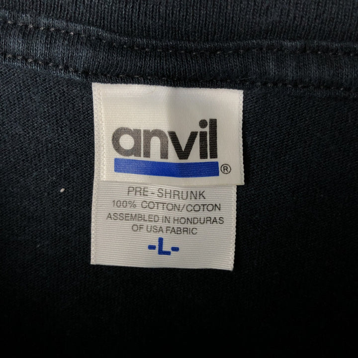 2000'S Anvil JOURNEY band t-shirt, men's size L (approx.) cotton navy blue type Vintage Second Hand