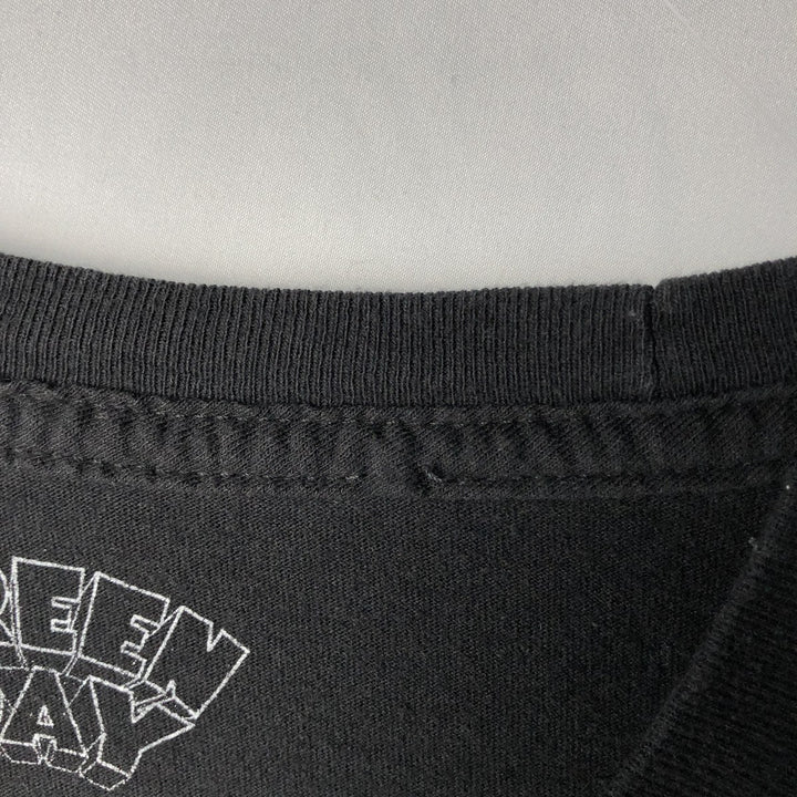 GREEN DAY Green Day Band T-shirt Band T Men's XL size cotton black type Vintage Second Hand
