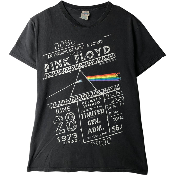 DELTA PINK FLOYD Band T-shirt (Men's size M equivalent) cotton Charcoal Vintage Second Hand