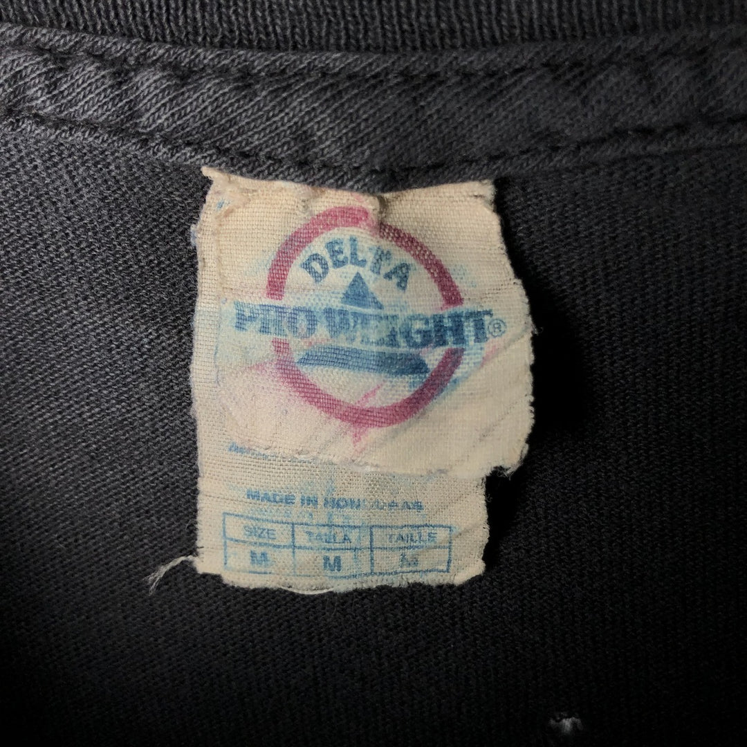 DELTA PINK FLOYD Band T-shirt (Men's size M equivalent) cotton Charcoal Vintage Second Hand