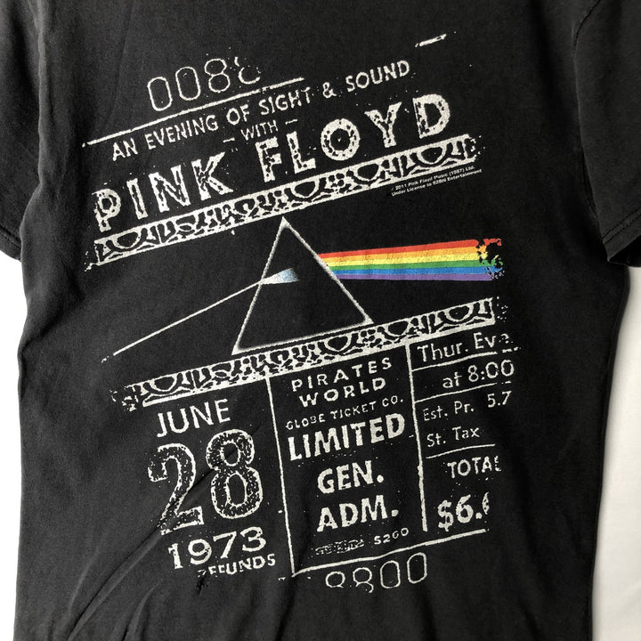 DELTA PINK FLOYD Band T-shirt (Men's size M equivalent) cotton Charcoal Vintage Second Hand