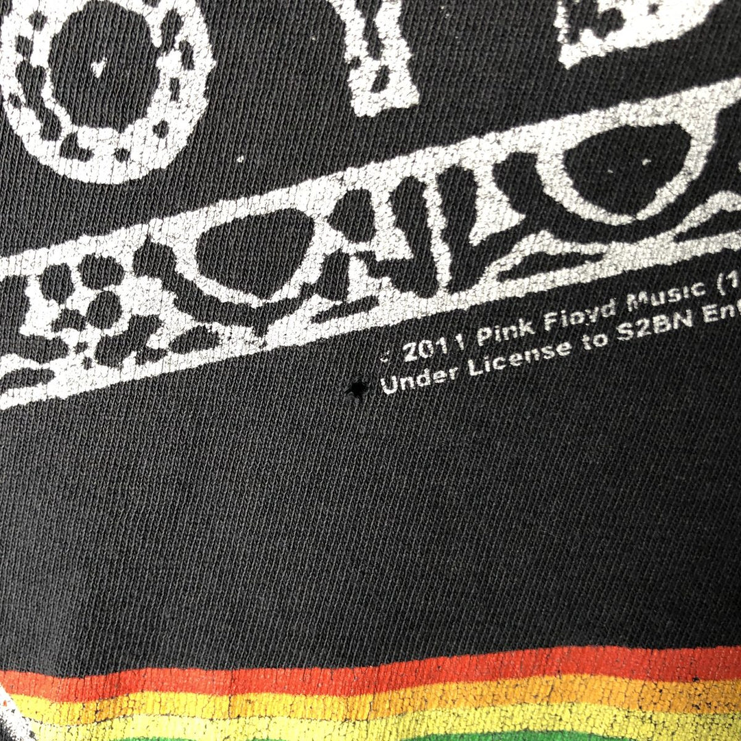DELTA PINK FLOYD Band T-shirt (Men's size M equivalent) cotton Charcoal Vintage Second Hand