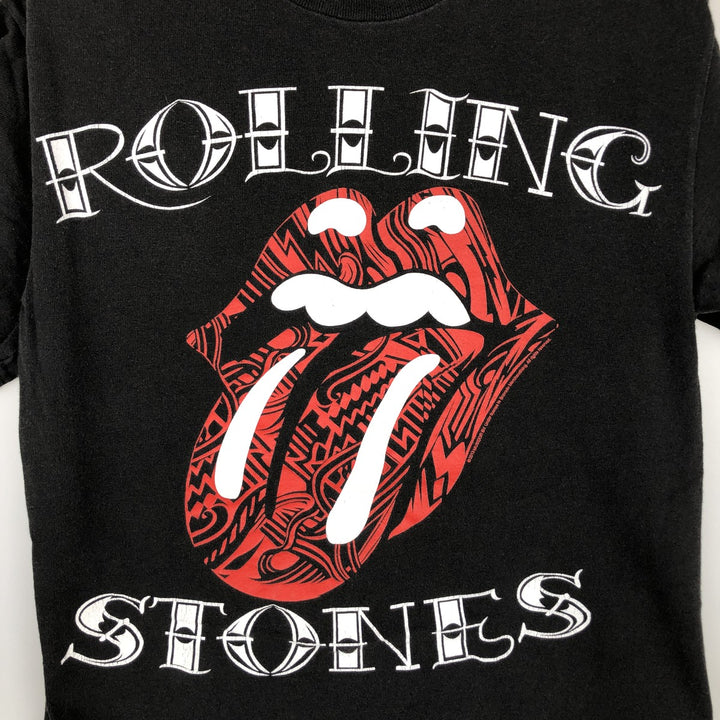 THE ROLLING STONES The Rolling Stones Band T-shirt Band T Men's XL size unclear black type Vintage Second Hand