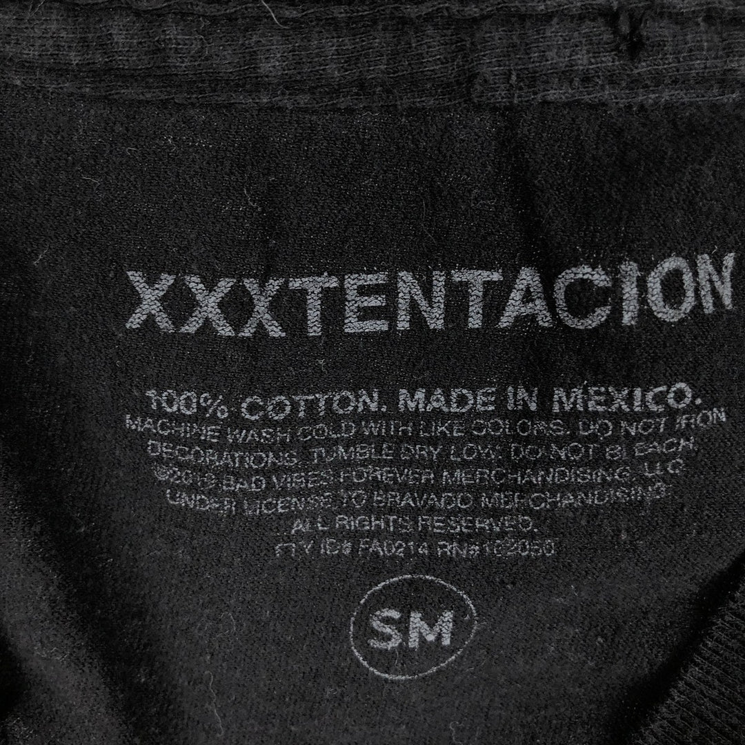 XXXTENTACION Rap T-Shirt, Men's Size M (equivalent) cotton white type Vintage Second Hand
