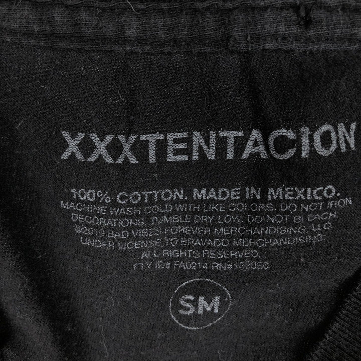 XXXTENTACION Rap T-Shirt, Men's Size M (equivalent) cotton white type Vintage Second Hand