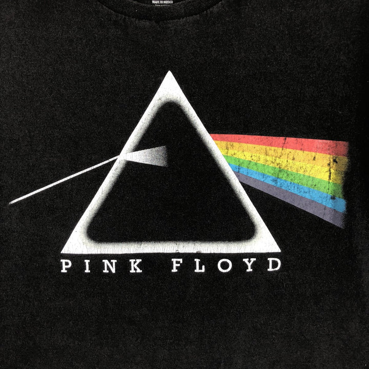 PINK FLOYD Pink Floyd Band T-shirt Band T Men's L size cotton black type Vintage Second Hand