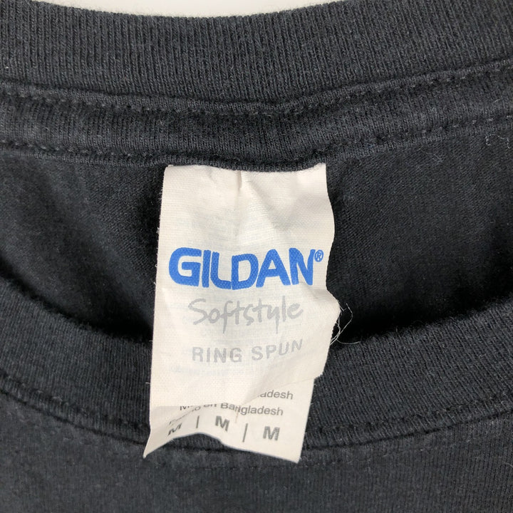 Gildan GILDAN NIRVANA Nirvana Band T-shirt Band T Men's M size cotton black type Vintage Second Hand