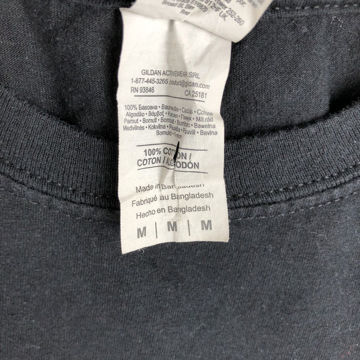 Gildan GILDAN NIRVANA Nirvana Band T-shirt Band T Men's M size cotton black type Vintage Second Hand