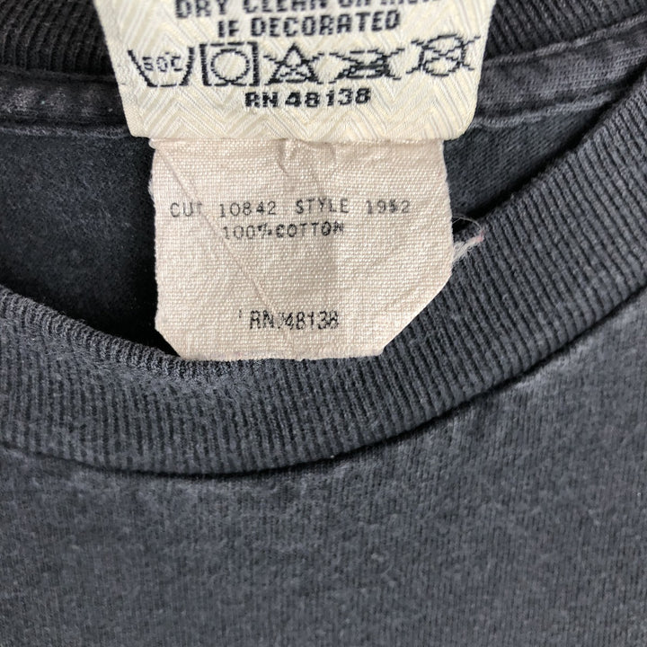 90'S NUTMEG MLB BOSTON RED SOX Sports Print T-Shirt, Made in USA, Men's XL (approx.) Vintage cotton Charcoal Vintage Second Hand