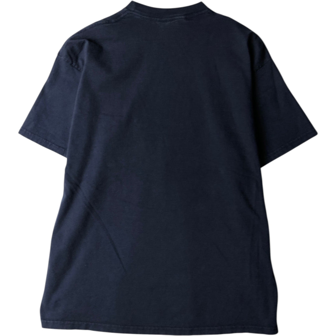 90'S Lee MLB New York Yankees sports print t-shirt, men's size XL equivalent, vintage. cotton navy blue type Vintage Second Hand