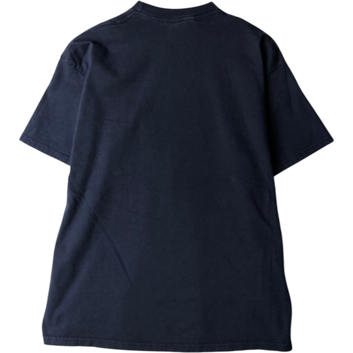 90'S Lee MLB New York Yankees sports print t-shirt, men's size XL equivalent, vintage. cotton navy blue type Vintage Second Hand
