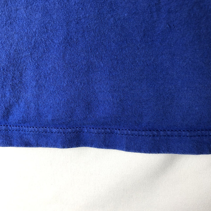 90'S Russell New York Giants NFL Sports Print T-Shirt, Made in USA, Men's Size M (approx.) cotton blue type Vintage Second Hand