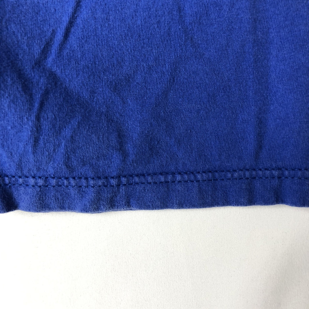 90'S Russell New York Giants NFL Sports Print T-Shirt, Made in USA, Men's Size M (approx.) cotton blue type Vintage Second Hand